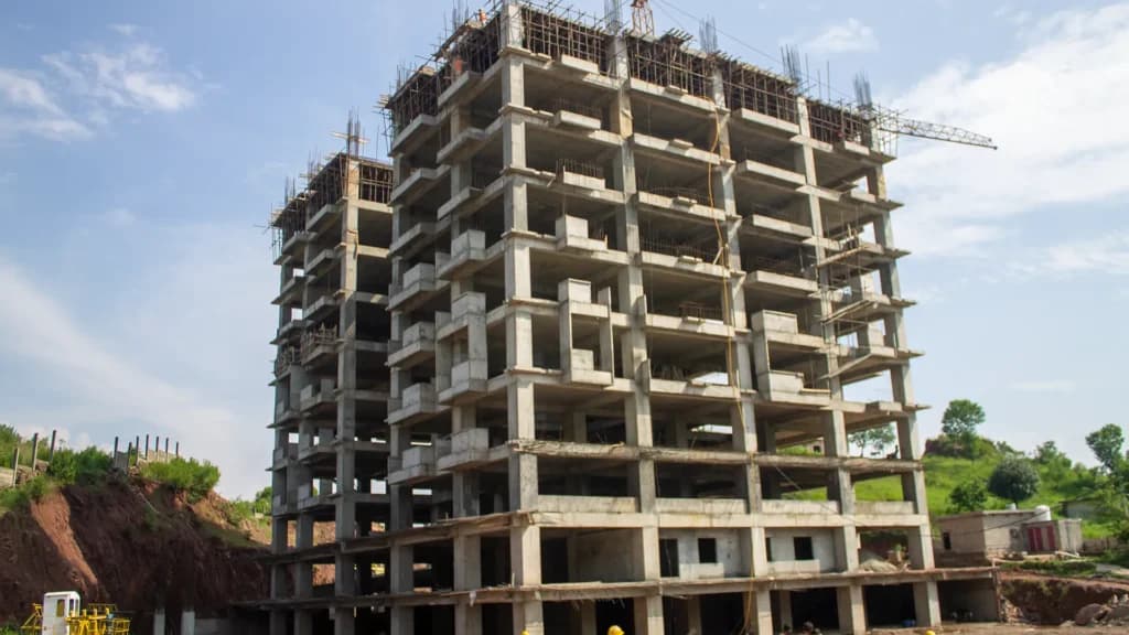 7th Floor construction progress, August 2023