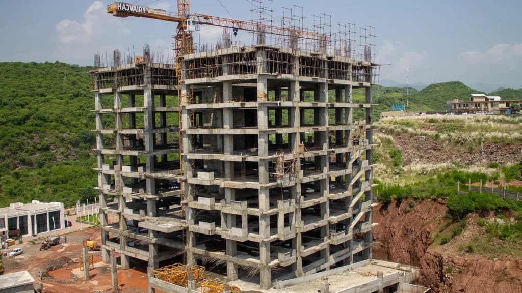 8th Floor construction progress, September 2023